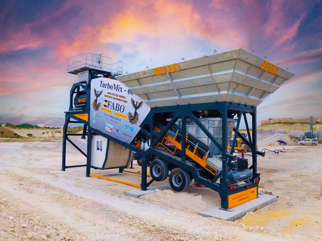 FABO mobile concrete batching plant - Pabrik beton: gambar 4 FABO mobile concrete batching plant - Pabrik beton: gambar 4