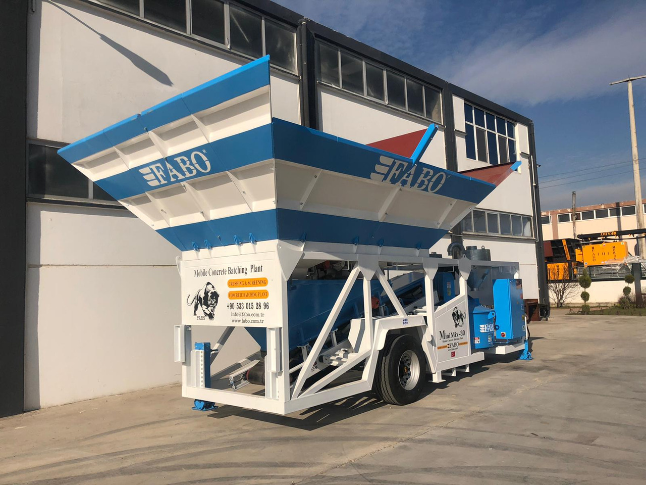 FABO mobile concrete batching plant - Pabrik beton: gambar 3 FABO mobile concrete batching plant - Pabrik beton: gambar 3