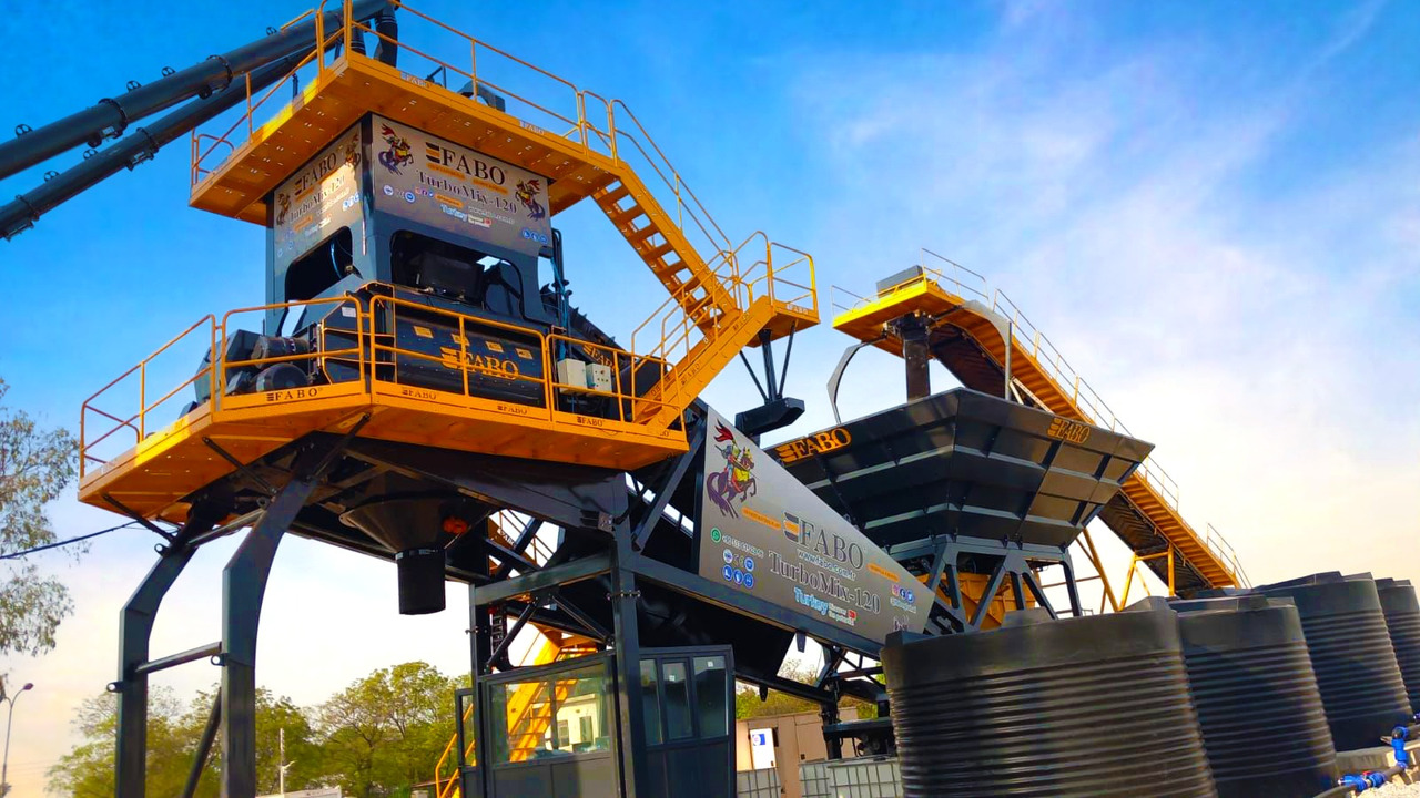 FABO mobile concrete batching plant - Pabrik beton: gambar 3 FABO mobile concrete batching plant - Pabrik beton: gambar 3