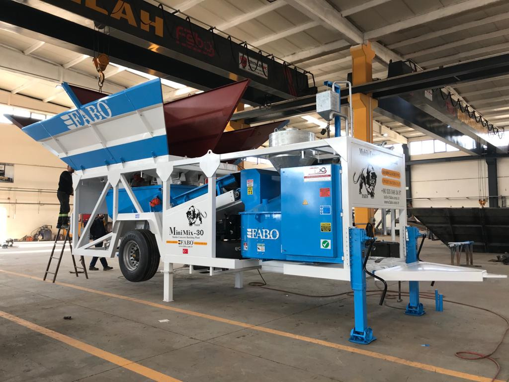 FABO mobile concrete batching plant - Pabrik beton: gambar 2 FABO mobile concrete batching plant - Pabrik beton: gambar 2