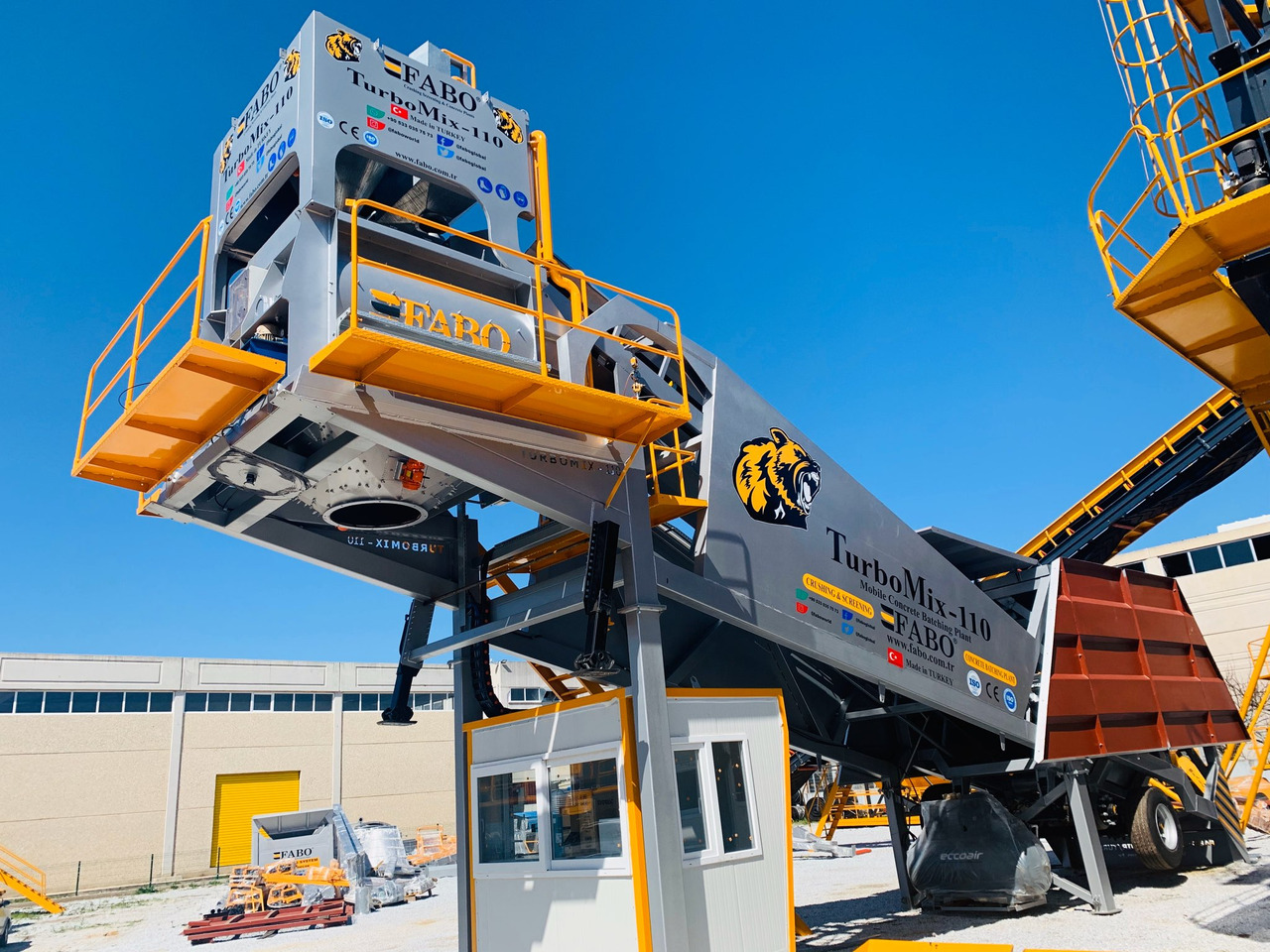 FABO mobile concrete batching plant - Pabrik beton: gambar 5 FABO mobile concrete batching plant - Pabrik beton: gambar 5