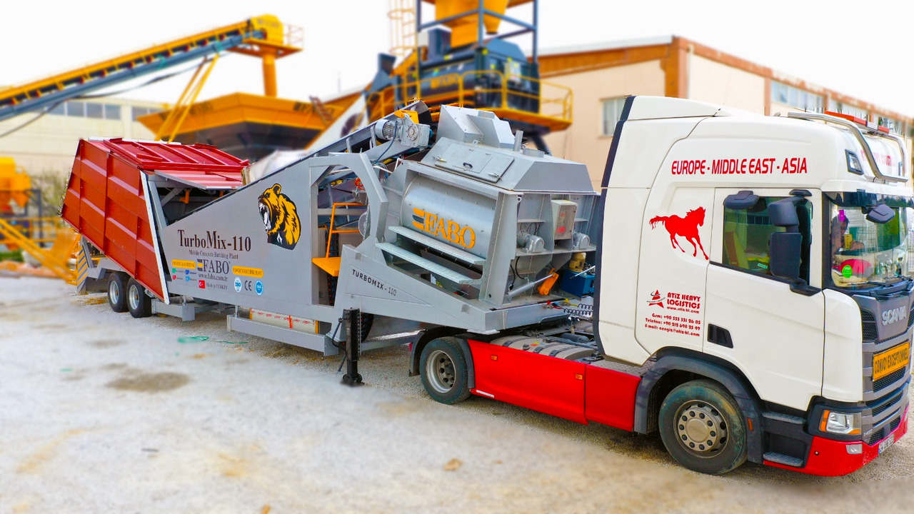 FABO mobile concrete batching plant - Pabrik beton: gambar 1 FABO mobile concrete batching plant - Pabrik beton: gambar 1