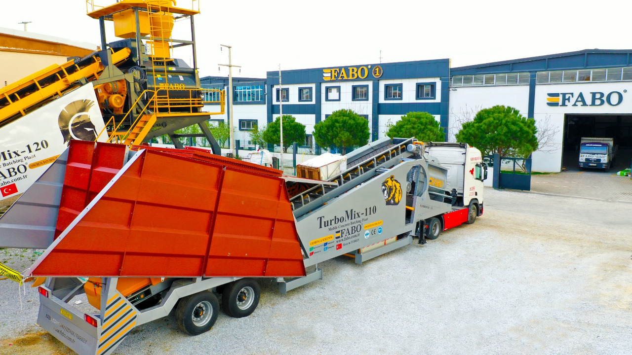 FABO mobile concrete batching plant - Pabrik beton: gambar 1 FABO mobile concrete batching plant - Pabrik beton: gambar 1