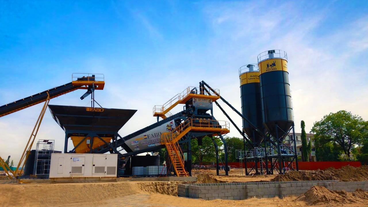 FABO mobile concrete batching plant - Pabrik beton: gambar 2 FABO mobile concrete batching plant - Pabrik beton: gambar 2