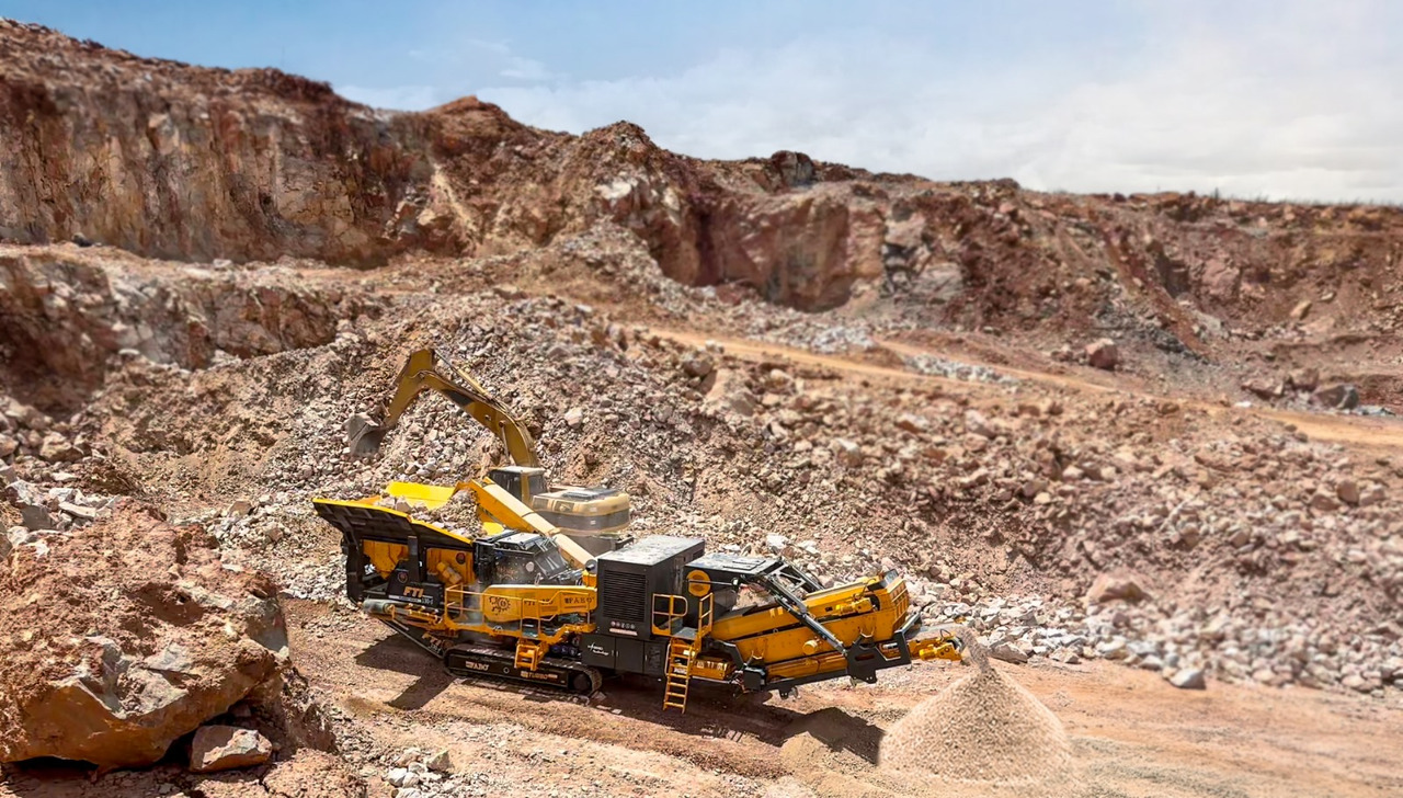 Penghancur dampak baru FABO mobile impact crusher: gambar 6