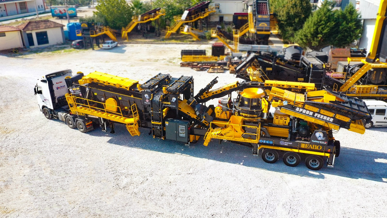 Penghancur dampak baru FABO mobile impact crusher: gambar 7