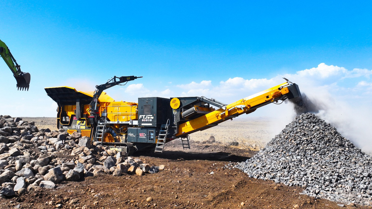 FABO mobile jaw crusher - Penghancur rahang: gambar 1 FABO mobile jaw crusher - Penghancur rahang: gambar 1