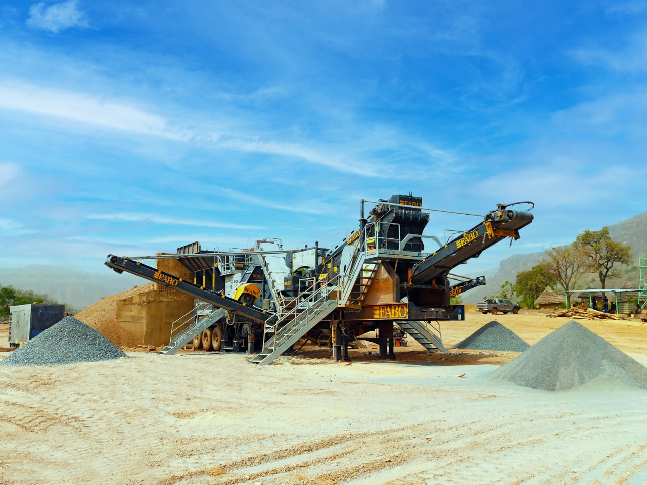 FABO mobile jaw crusher - Penghancur rahang: gambar 1 FABO mobile jaw crusher - Penghancur rahang: gambar 1