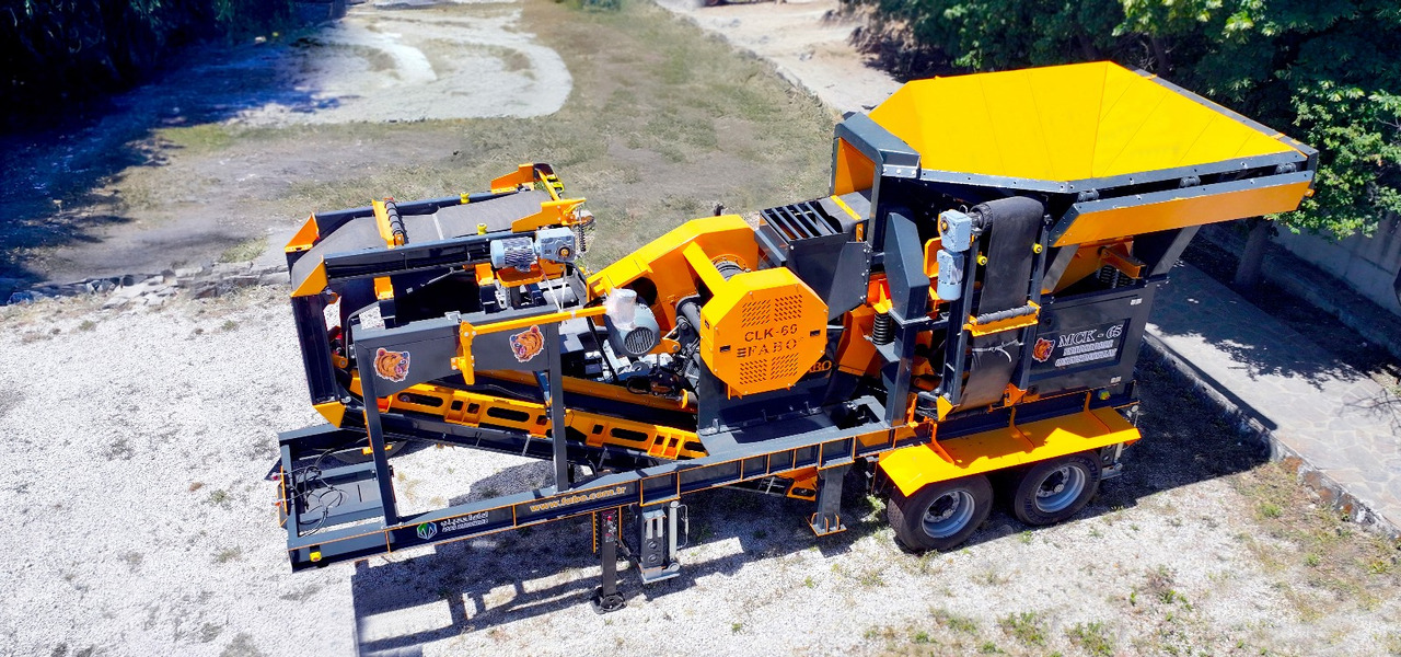 FABO mobile jaw crusher - Penghancur rahang: gambar 1 FABO mobile jaw crusher - Penghancur rahang: gambar 1