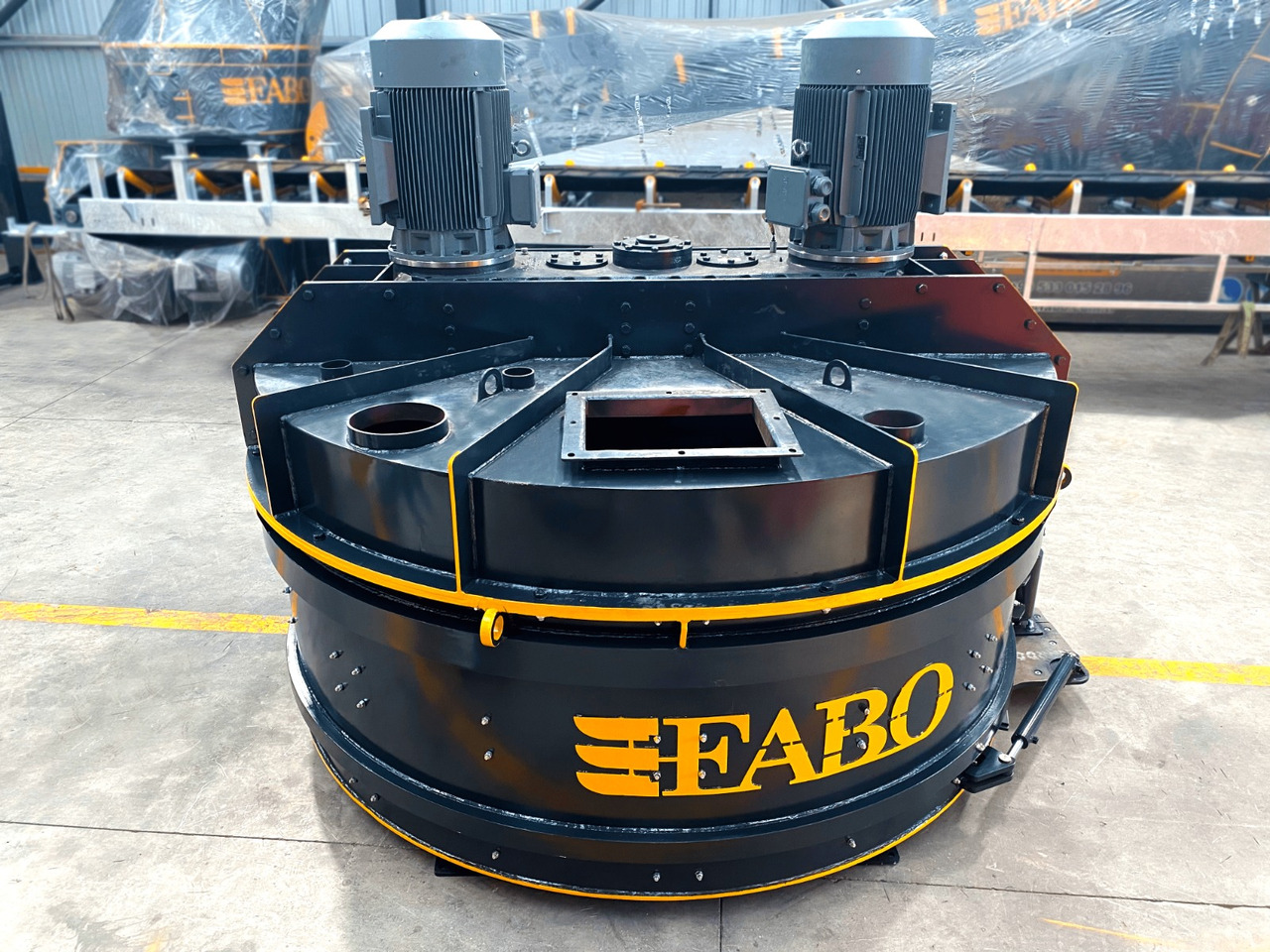 Pengaduk semen baru FABO twin shaft mixer: gambar 5