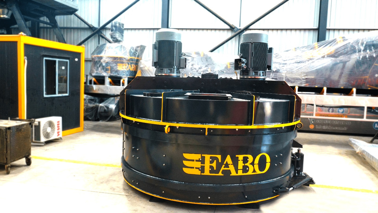 FABO twin shaft mixer - Pengaduk semen: gambar 2 FABO twin shaft mixer - Pengaduk semen: gambar 2