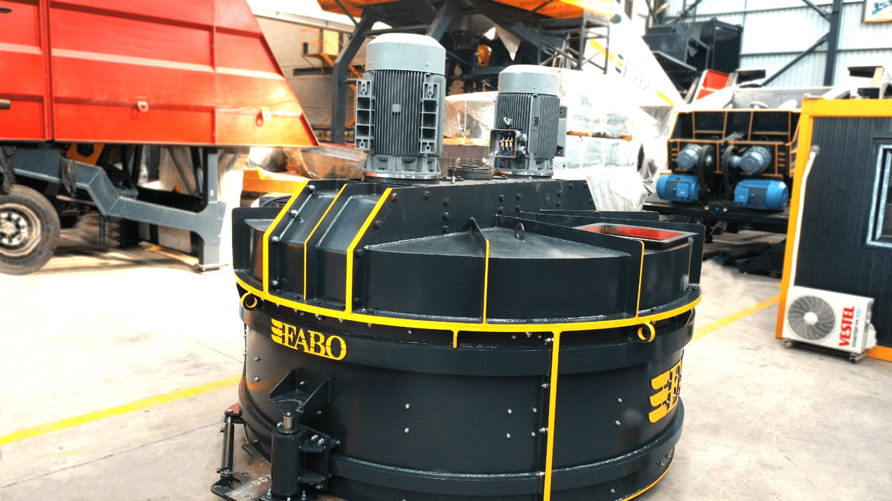 Pengaduk semen baru FABO twin shaft mixer: gambar 8
