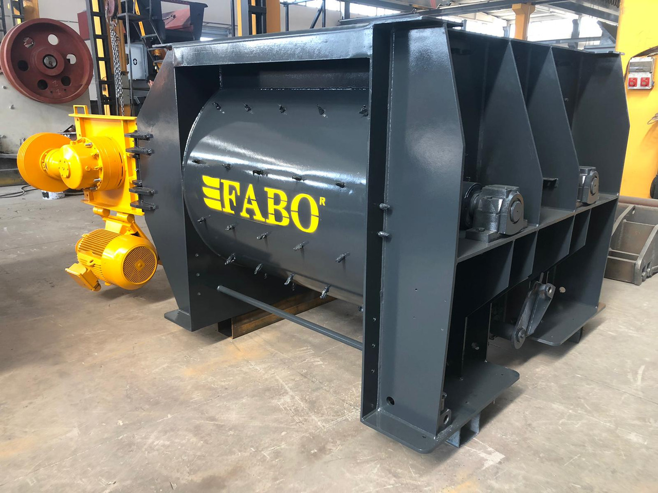 FABO twin shaft mixer - Pengaduk semen: gambar 2 FABO twin shaft mixer - Pengaduk semen: gambar 2