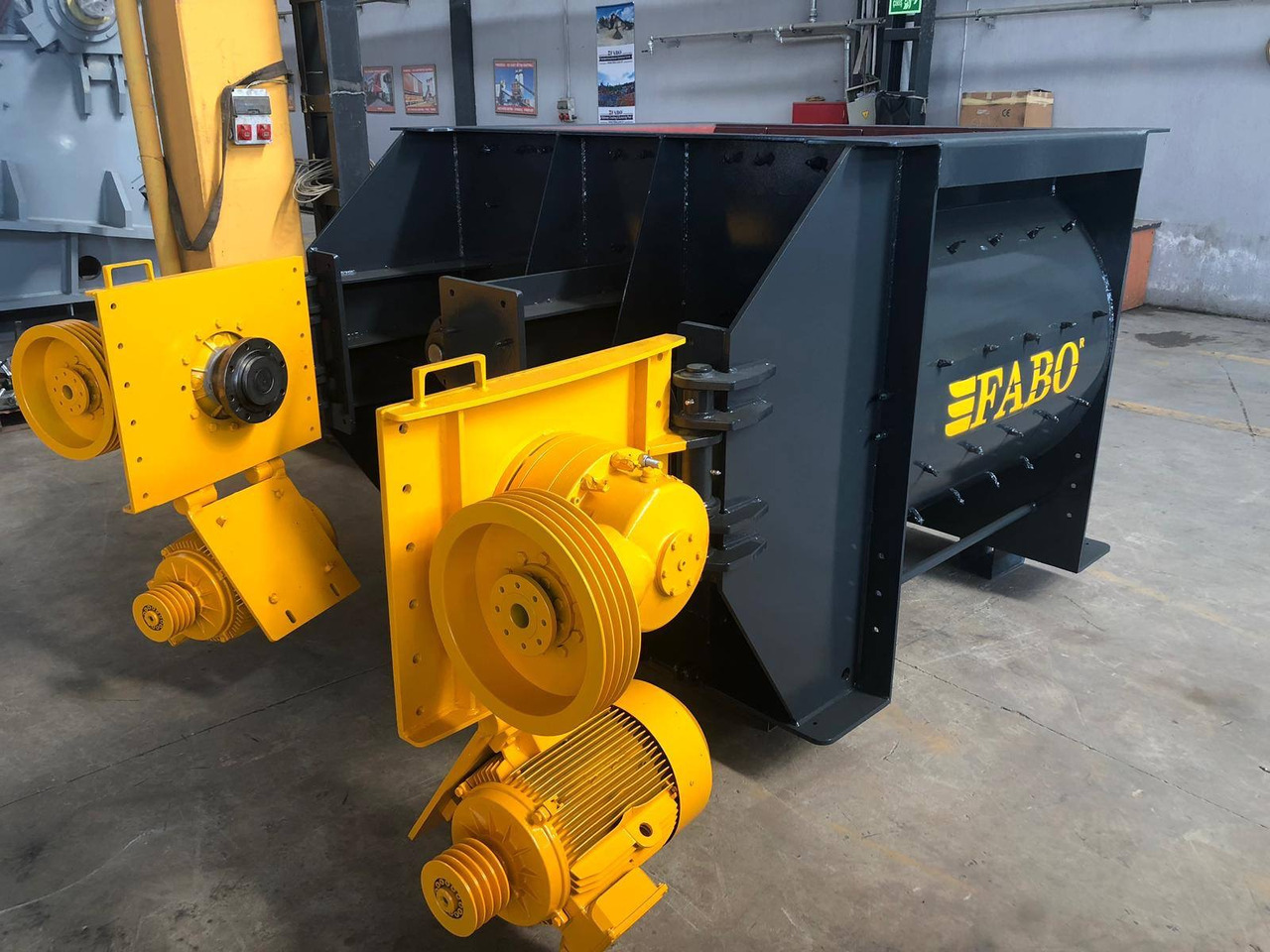 FABO twin shaft mixer - Pengaduk semen: gambar 5 FABO twin shaft mixer - Pengaduk semen: gambar 5