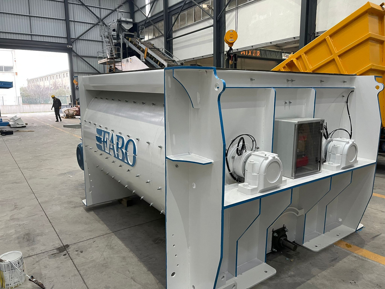 FABO twin shaft mixer - Pengaduk semen: gambar 3 FABO twin shaft mixer - Pengaduk semen: gambar 3