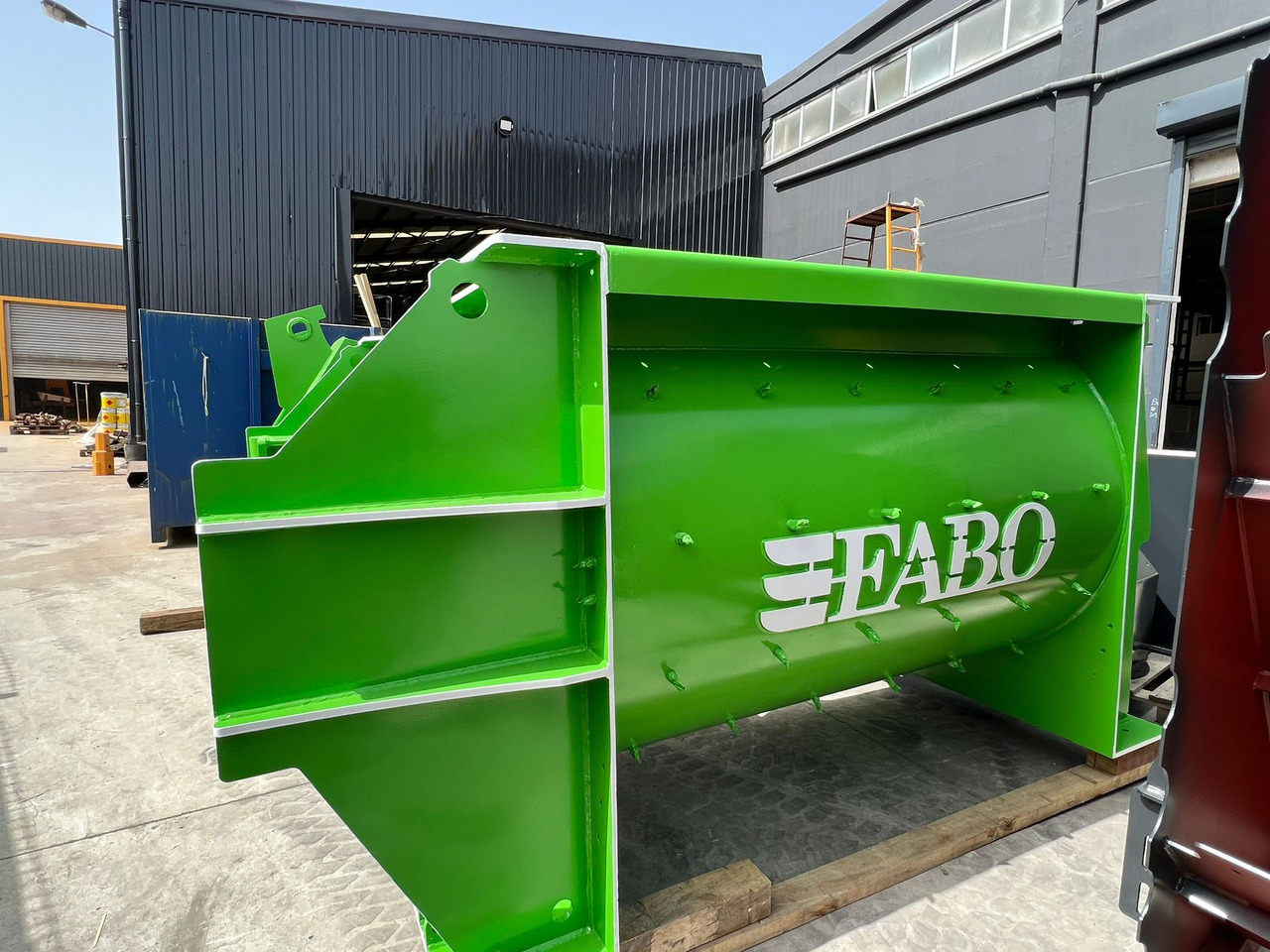 FABO twin shaft mixer - Pengaduk semen: gambar 1 FABO twin shaft mixer - Pengaduk semen: gambar 1