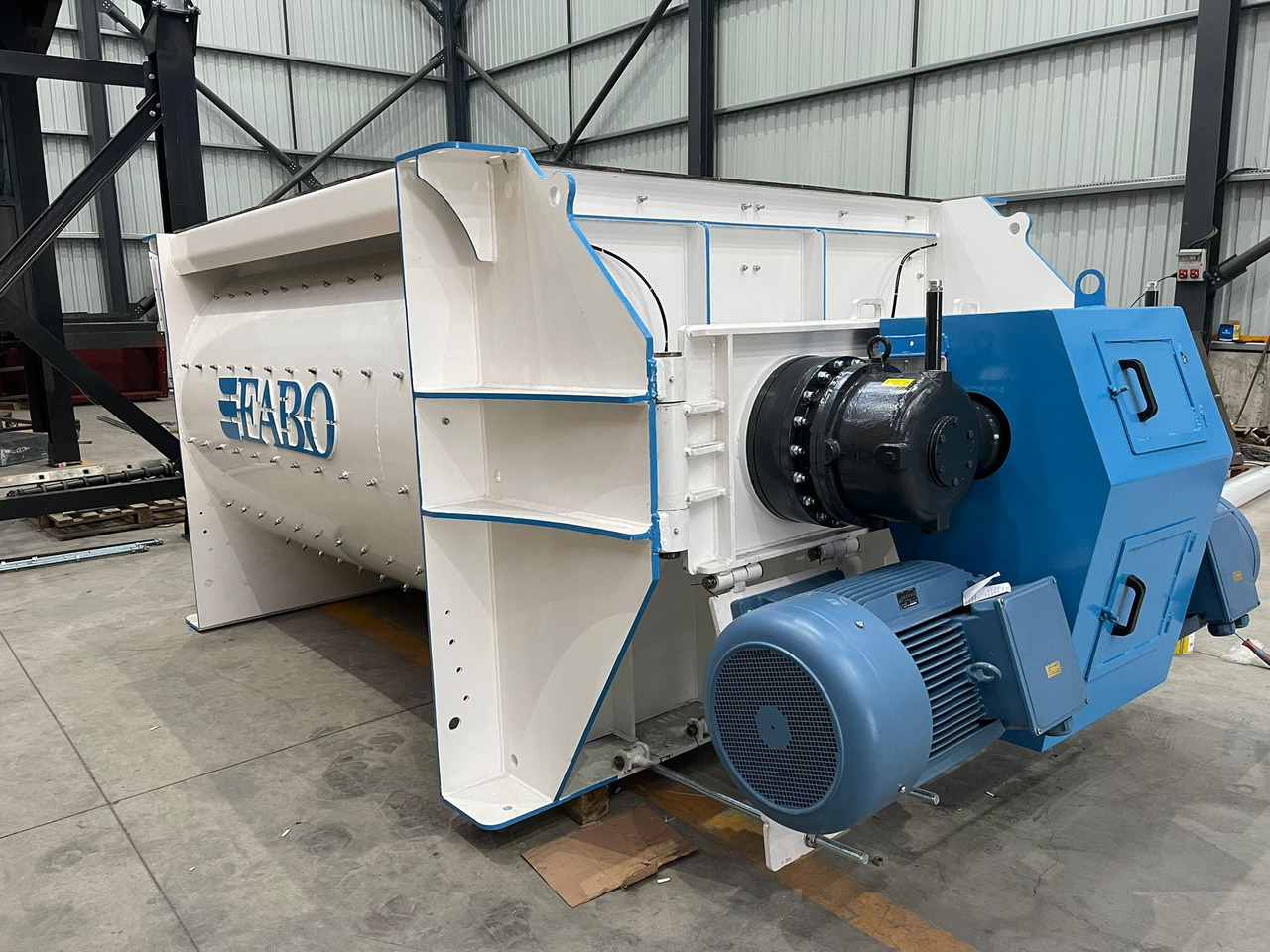 FABO twin shaft mixer - Pengaduk semen: gambar 2 FABO twin shaft mixer - Pengaduk semen: gambar 2