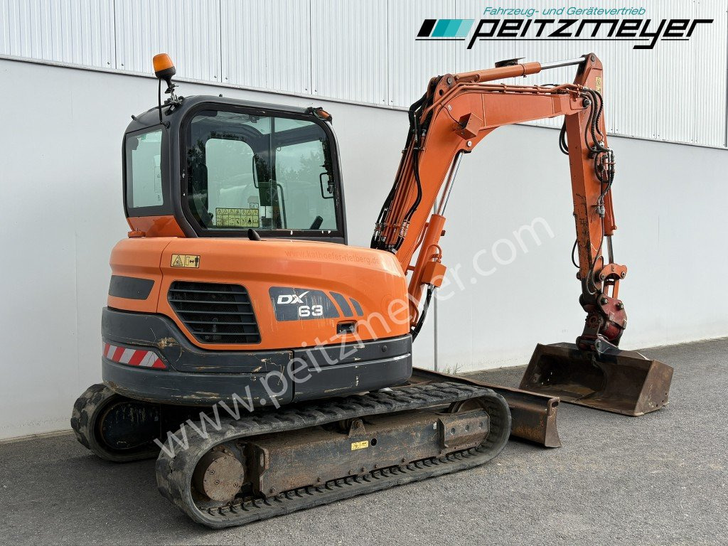 Doosan Kettenbagger DX 63-3 PowerTilt 070 , MS 03, mehrfach vorhanden - Ekskavator mini: gambar 4 Doosan Kettenbagger DX 63-3 PowerTilt 070 , MS 03, mehrfach vorhanden - Ekskavator mini: gambar 4
