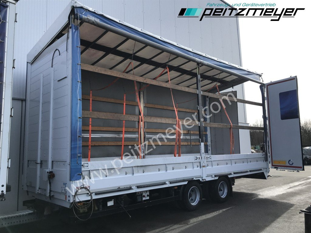 KRUKENMEIER Jumboanhänger TLPS 16,4, Hubdach, Edscha, verzinkt RSAB - Trailer flatbed: gambar 3 KRUKENMEIER Jumboanhänger TLPS 16,4, Hubdach, Edscha, verzinkt RSAB - Trailer flatbed: gambar 3