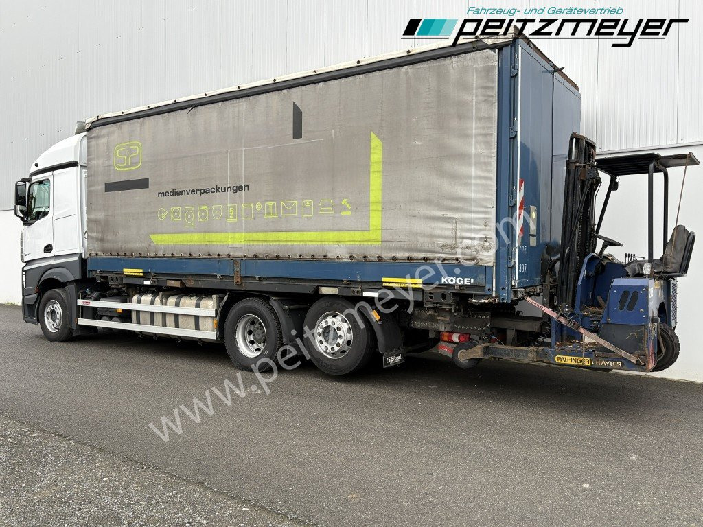 MERCEDES-BENZ Actros 2542 LL BDF Pritsche + Mitnahmestapler komplett - Truk dengan terpal samping: gambar 4 MERCEDES-BENZ Actros 2542 LL BDF Pritsche + Mitnahmestapler komplett - Truk dengan terpal samping: gambar 4