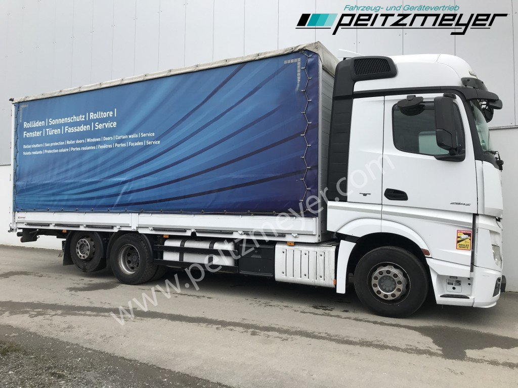 MERCEDES-BENZ Actros 2542 LL Pritsche, EU 6, Klima, Standklima, - Truk dengan terpal samping: gambar 3 MERCEDES-BENZ Actros 2542 LL Pritsche, EU 6, Klima, Standklima, - Truk dengan terpal samping: gambar 3