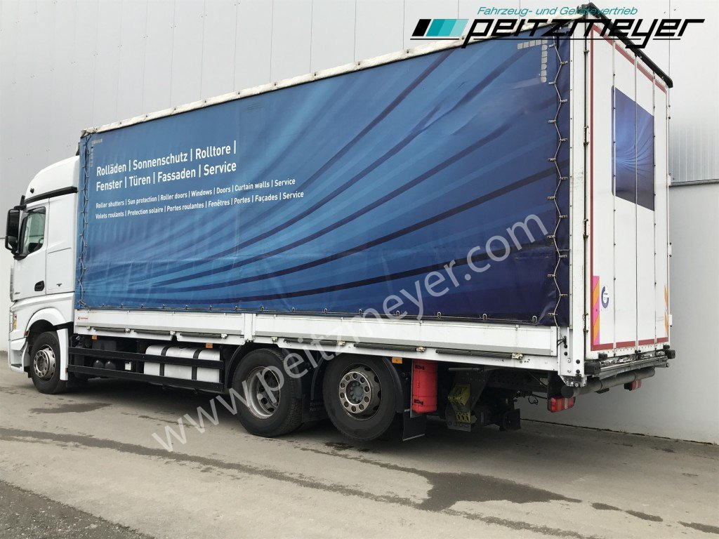 MERCEDES-BENZ Actros 2542 LL Pritsche, EU 6, Klima, Standklima, - Truk dengan terpal samping: gambar 4 MERCEDES-BENZ Actros 2542 LL Pritsche, EU 6, Klima, Standklima, - Truk dengan terpal samping: gambar 4