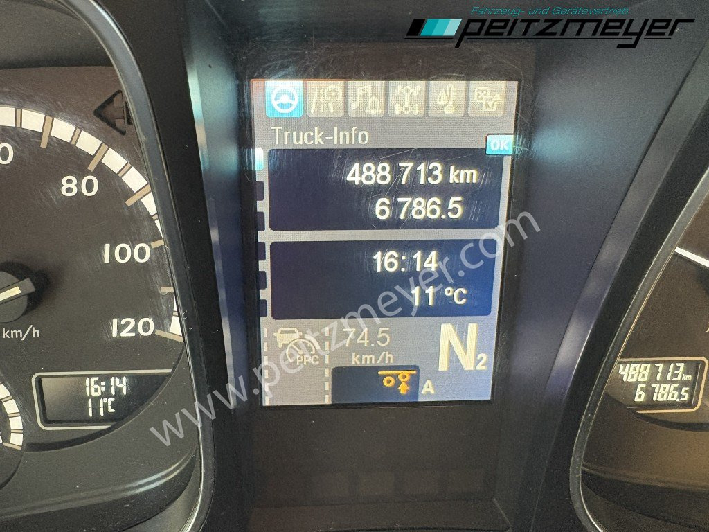 Truk dengan terpal samping MERCEDES-BENZ Actros 2545 LL Pritsche, Klima, Standklima, PPC, EU 6 MP 4 - Edscha: gambar 9