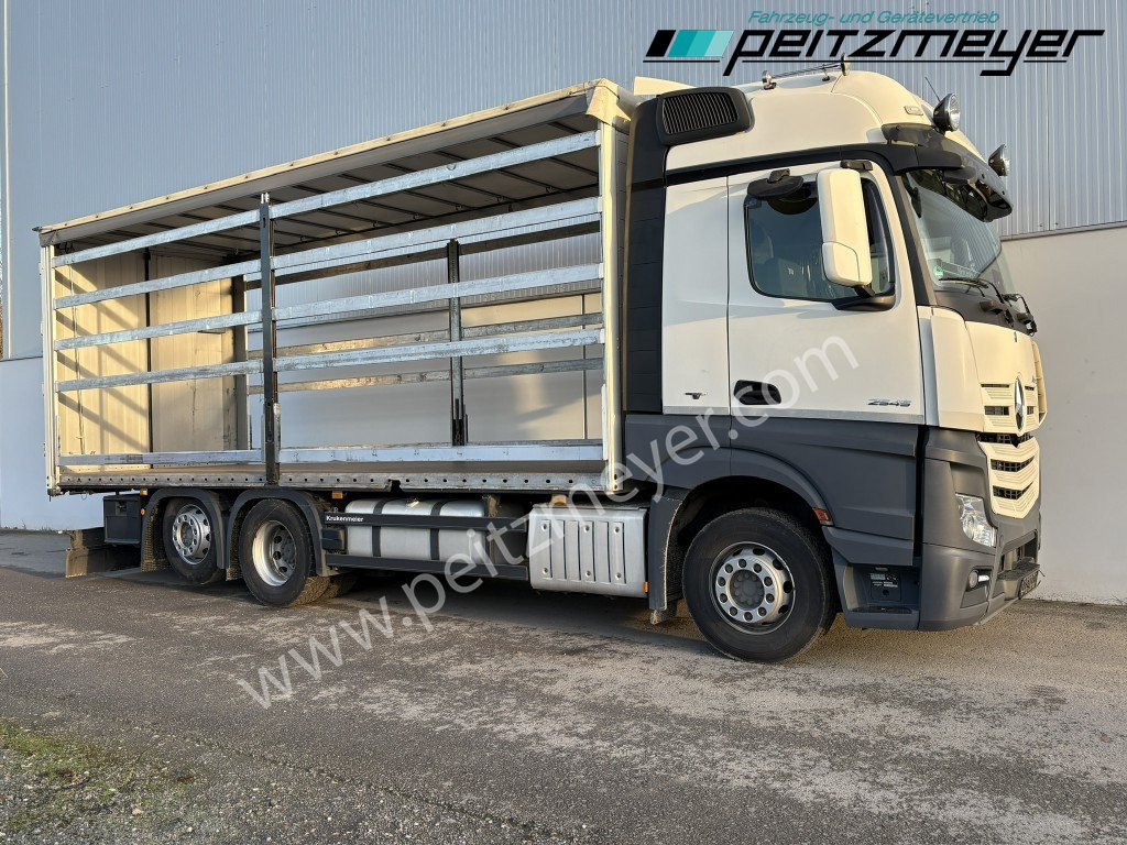 MERCEDES-BENZ Actros 2545 LL Pritsche, Klima, Standklima, PPC, EU 6 MP 4 - Edscha - Truk dengan terpal samping: gambar 2 MERCEDES-BENZ Actros 2545 LL Pritsche, Klima, Standklima, PPC, EU 6 MP 4 - Edscha - Truk dengan terpal samping: gambar 2