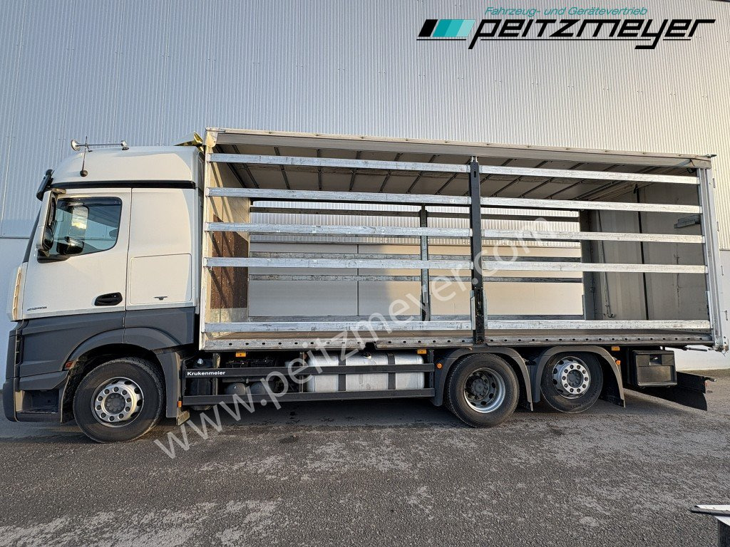 Truk dengan terpal samping MERCEDES-BENZ Actros 2545 LL Pritsche, Klima, Standklima, PPC, EU 6 MP 4 - Edscha: gambar 7