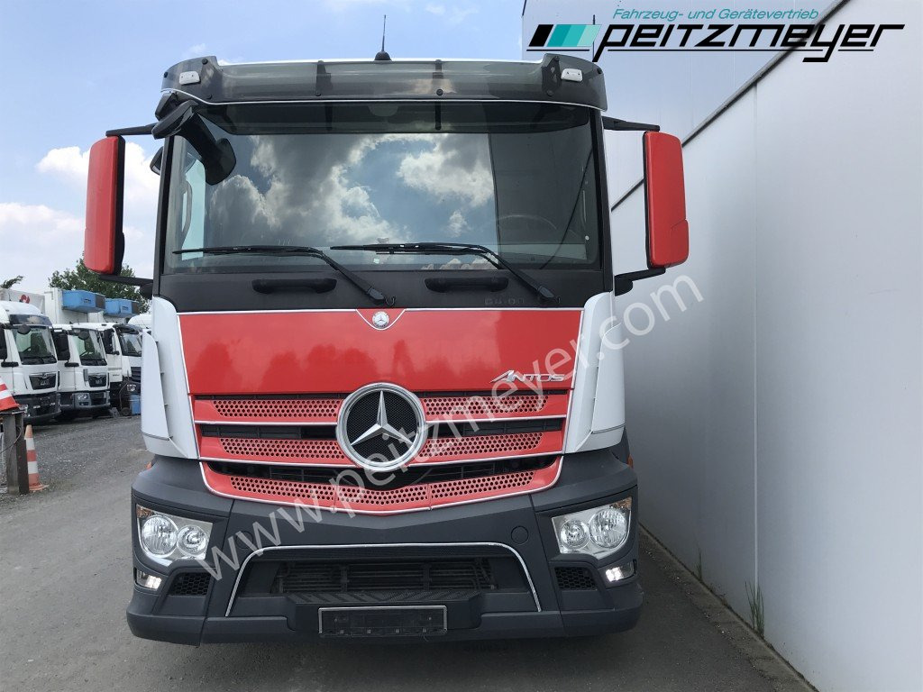 MERCEDES-BENZ Antos 2536 LL Pritsche HMF 2110-L5 5 fach Ausschub mit Steinzange - Truk flatbed, Truk derek: gambar 5 MERCEDES-BENZ Antos 2536 LL Pritsche HMF 2110-L5 5 fach Ausschub mit Steinzange - Truk flatbed, Truk derek: gambar 5