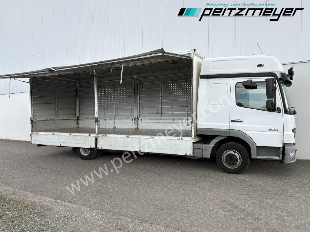 MERCEDES-BENZ Atego 823 L Geflügelpritsche L - Fahrerhaus, Klima, 2 x AHK - Truk box: gambar 3 MERCEDES-BENZ Atego 823 L Geflügelpritsche L - Fahrerhaus, Klima, 2 x AHK - Truk box: gambar 3
