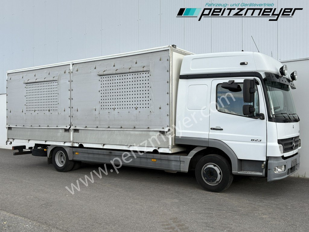 MERCEDES-BENZ Atego 823 L Geflügelpritsche L - Fahrerhaus, Klima, 2 x AHK - Truk box: gambar 4 MERCEDES-BENZ Atego 823 L Geflügelpritsche L - Fahrerhaus, Klima, 2 x AHK - Truk box: gambar 4