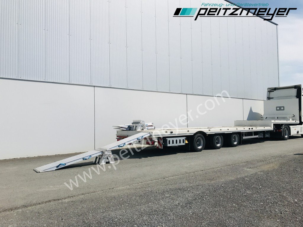 Möslein 3-Achs-Tieflader STO 3, Lenkachse, Rampen, neuwertig - Semi-trailer low bed: gambar 2 Möslein 3-Achs-Tieflader STO 3, Lenkachse, Rampen, neuwertig - Semi-trailer low bed: gambar 2