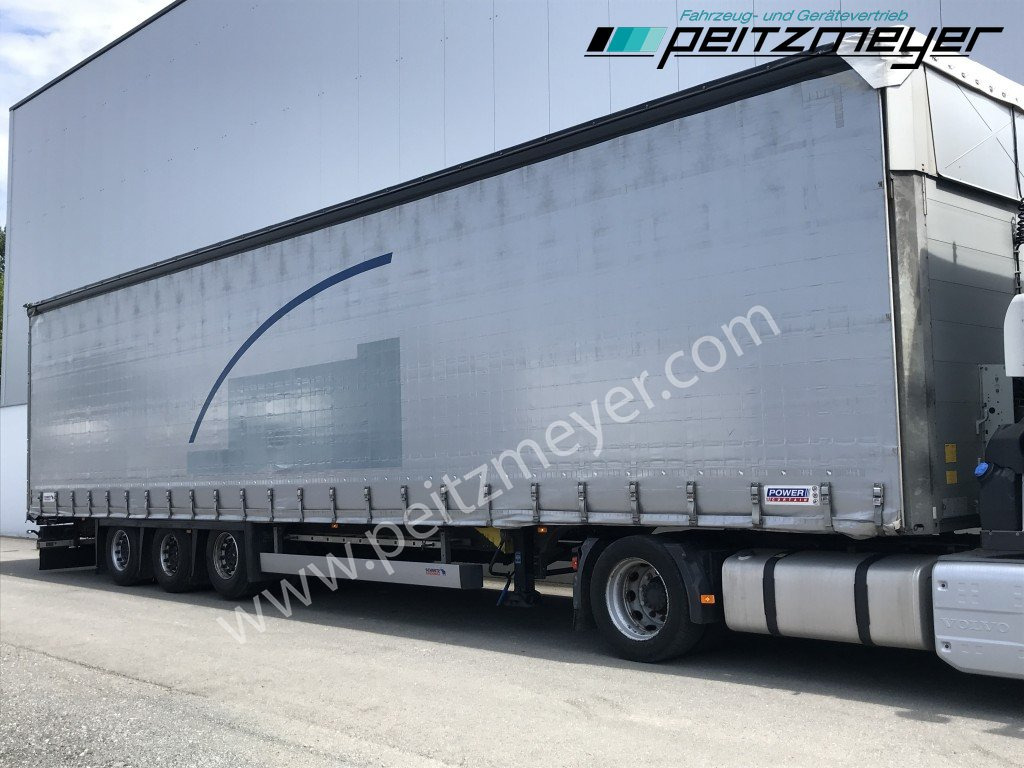 SCHMITZ 3 Achs Pritschenauflieger SCS 24/L-13.62 Mega, Power-Curtain Jumbo, Edscha, RSAB, - Semi-trailer dengan terpal samping: gambar 3 SCHMITZ 3 Achs Pritschenauflieger SCS 24/L-13.62 Mega, Power-Curtain Jumbo, Edscha, RSAB, - Semi-trailer dengan terpal samping: gambar 3