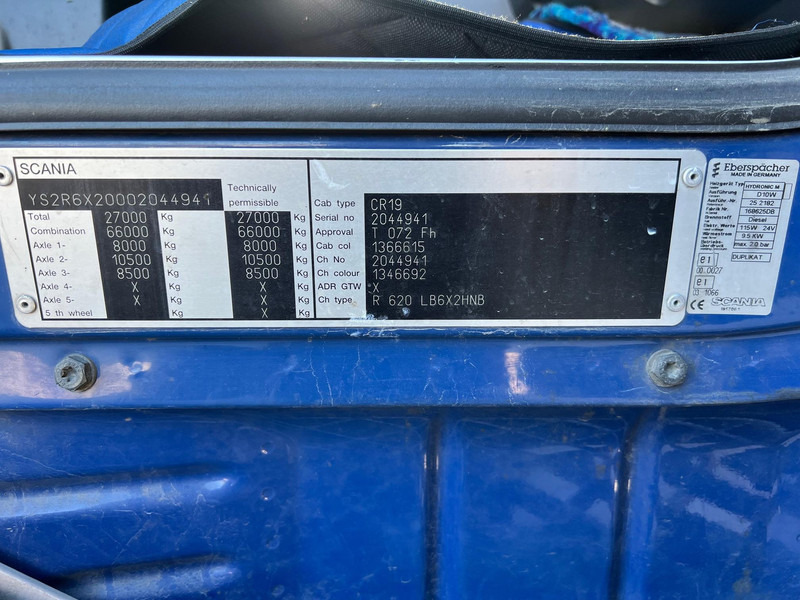Truk box Scania R620 LB6X2HNB - OPEN SIDE: gambar 19