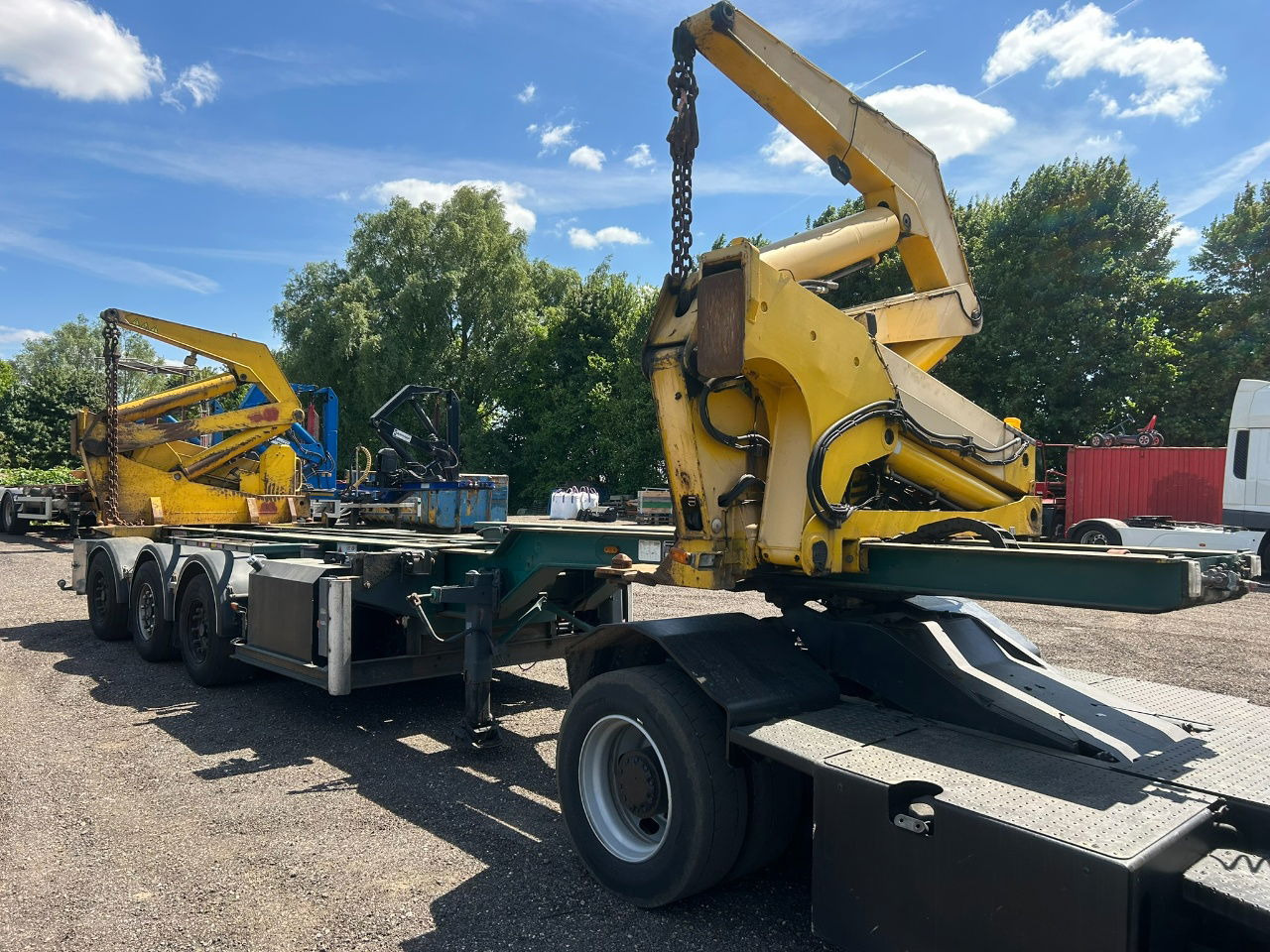 Hammar 195 HC / 20 ft, 2 x 20 ft 40 ft HC, power pack Diesel, Wireless controlle - Semi-trailer pengangkut mobil: gambar 2 Hammar 195 HC / 20 ft, 2 x 20 ft 40 ft HC, power pack Diesel, Wireless controlle - Semi-trailer pengangkut mobil: gambar 2