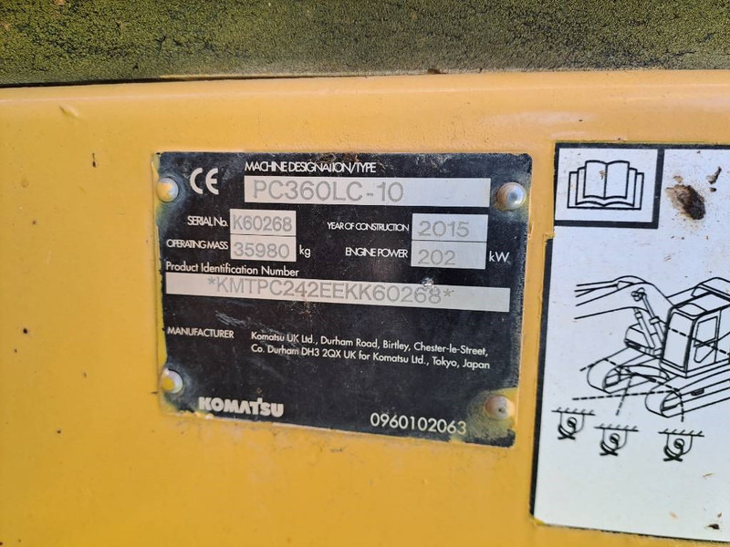 Ekskavator perayap Komatsu PC360LC-10: gambar 10