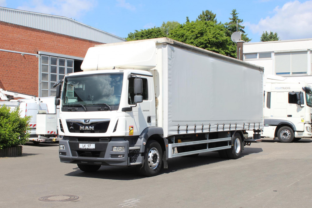 MAN TGM 18.290 EURO 6 Plane Klima LDW Edscha LBW - Truk dengan terpal samping: gambar 1 MAN TGM 18.290 EURO 6 Plane Klima LDW Edscha LBW - Truk dengan terpal samping: gambar 1