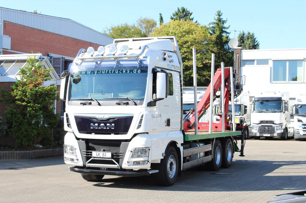 MAN TGX 33.560 D38Motor 6x4 Intarder KESLA-Holzkran - Truk logging, Truk derek: gambar 1 MAN TGX 33.560 D38Motor 6x4 Intarder KESLA-Holzkran - Truk logging, Truk derek: gambar 1