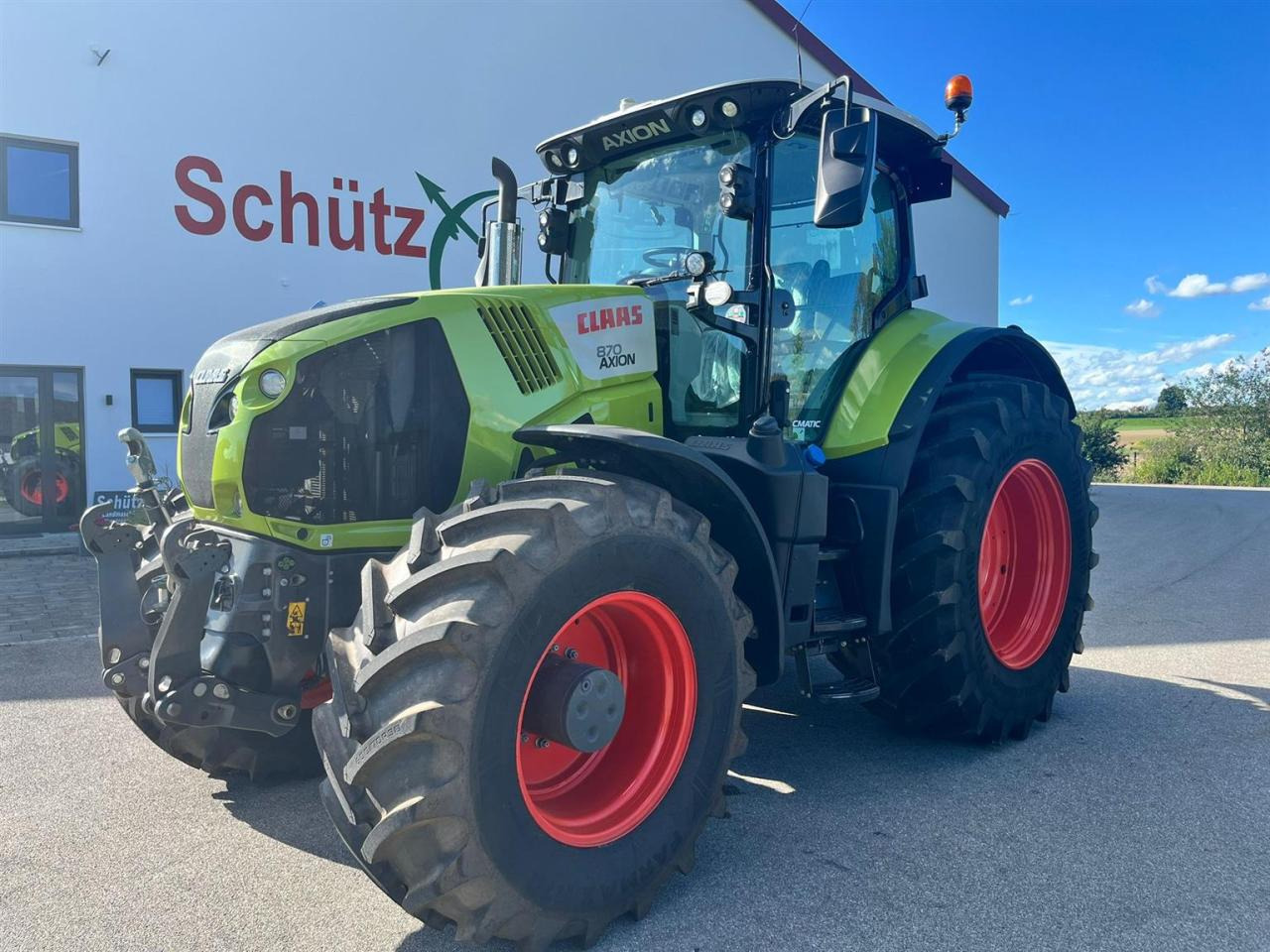 CLAAS Axion 870 CMATIC mit S10 GPS und Cebis Touch, Vorderreifen NEU - Traktor: gambar 1 CLAAS Axion 870 CMATIC mit S10 GPS und Cebis Touch, Vorderreifen NEU - Traktor: gambar 1