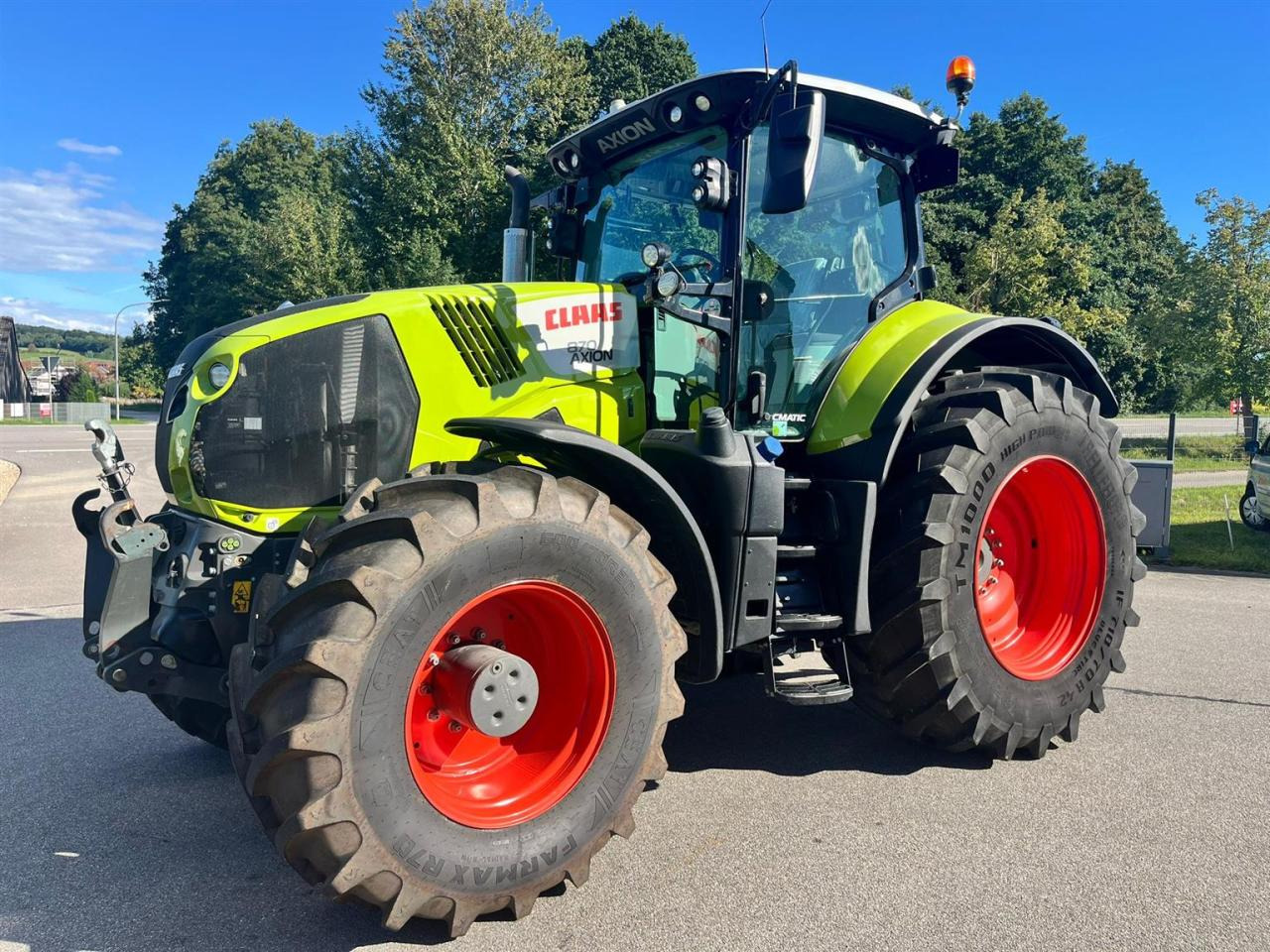 CLAAS Axion 870 CMATIC mit S10 GPS und Cebis Touch, Vorderreifen NEU - Traktor: gambar 2 CLAAS Axion 870 CMATIC mit S10 GPS und Cebis Touch, Vorderreifen NEU - Traktor: gambar 2