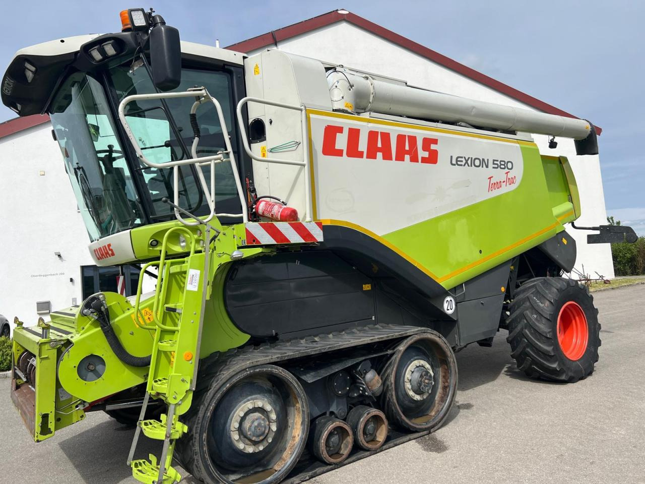CLAAS Lexion 580 Terra Trac - Pemanen gabungan: gambar 1 CLAAS Lexion 580 Terra Trac - Pemanen gabungan: gambar 1