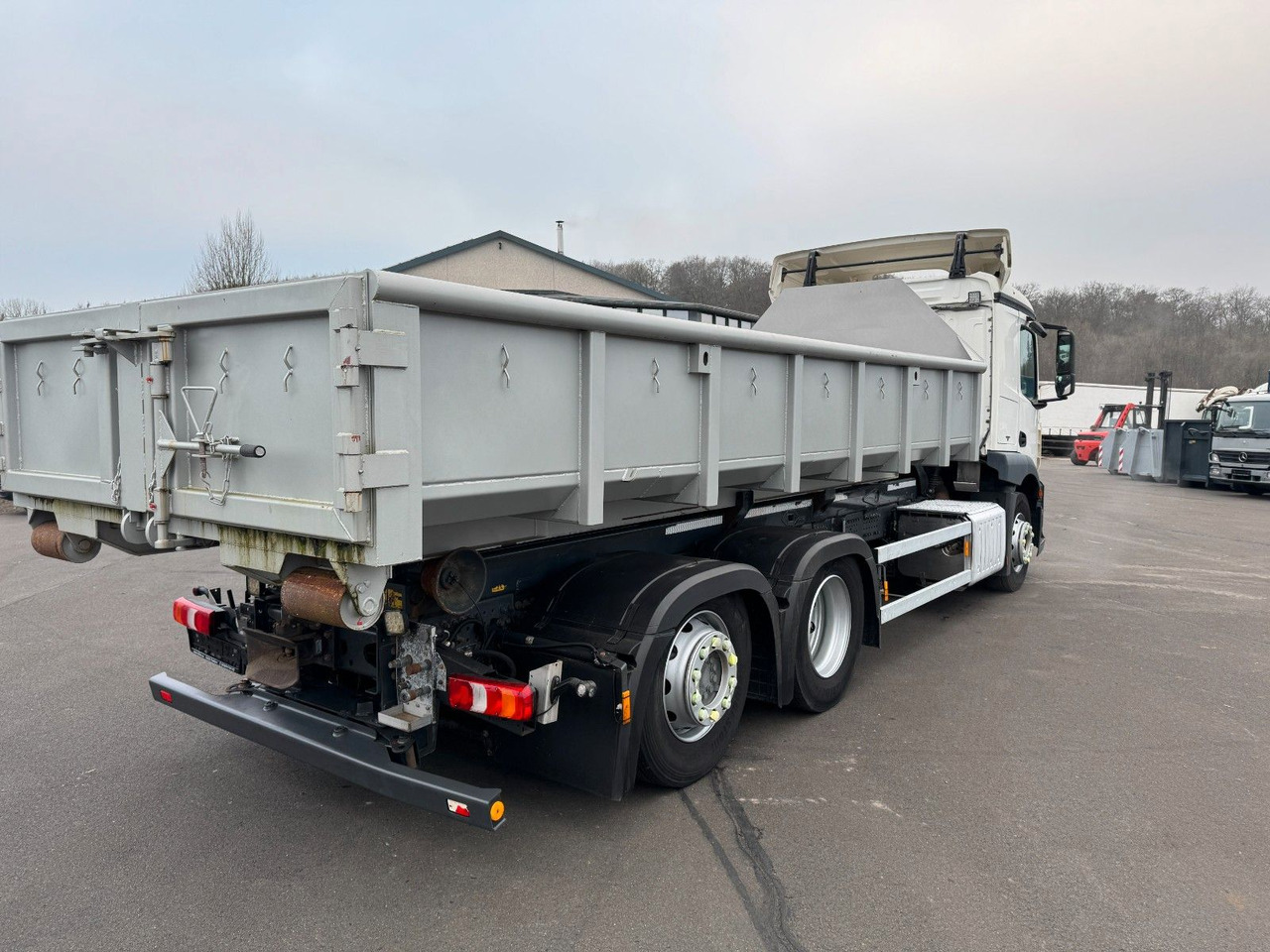 Mercedes-Benz Actros 2543 6x2 Meiler RK 20.65 Kranhydraulik Mercedes-Benz Actros 2543 6x2 Meiller RK 20.65 Kranhydraulik - Hook lift: gambar 4 Mercedes-Benz Actros 2543 6x2 Meiler RK 20.65 Kranhydraulik Mercedes-Benz Actros 2543 6x2 Meiller RK 20.65 Kranhydraulik - Hook lift: gambar 4