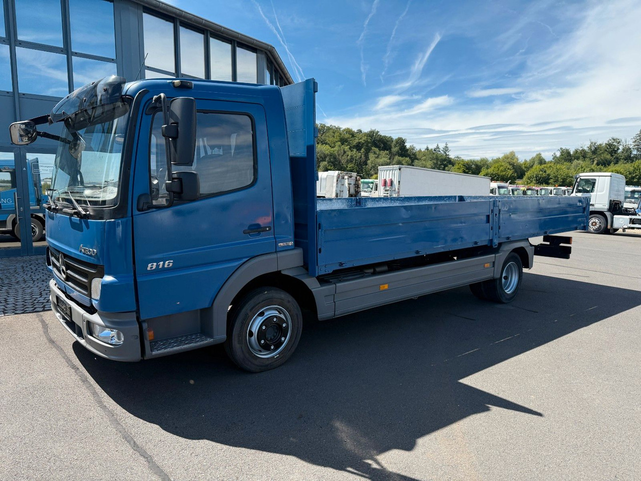 Mercedes-Benz Atego 816 Euro 5 AHK + Druckluftanschlüssen - Truk flatbed: gambar 3 Mercedes-Benz Atego 816 Euro 5 AHK + Druckluftanschlüssen - Truk flatbed: gambar 3