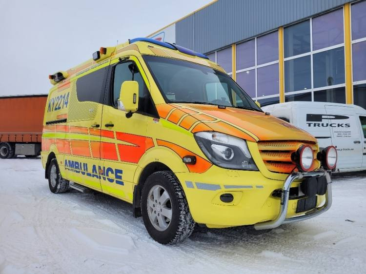 MERCEDES – BENZ SPRINTER AMBULANCE (TAMLANS) KLIMA, 11.2016, EURO 6 - Ambulans: gambar 1 MERCEDES – BENZ SPRINTER AMBULANCE (TAMLANS) KLIMA, 11.2016, EURO 6 - Ambulans: gambar 1