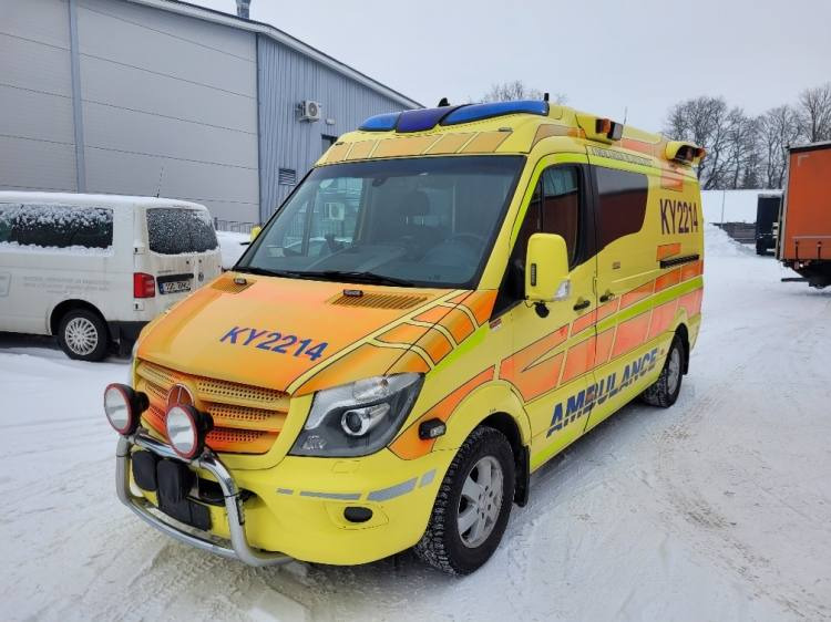MERCEDES – BENZ SPRINTER AMBULANCE (TAMLANS) KLIMA, 11.2016, EURO 6 - Ambulans: gambar 2 MERCEDES – BENZ SPRINTER AMBULANCE (TAMLANS) KLIMA, 11.2016, EURO 6 - Ambulans: gambar 2