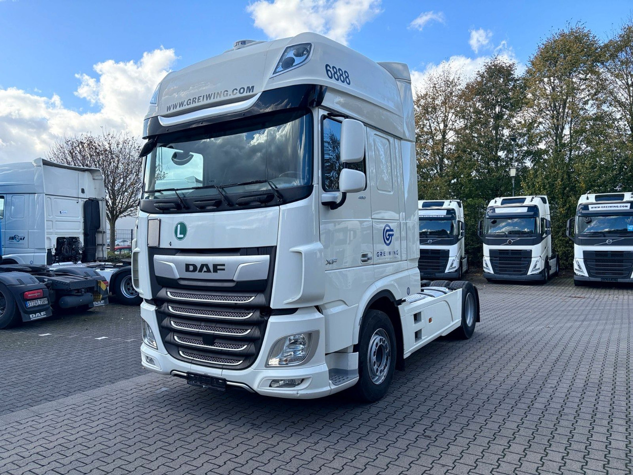 Tractor head DAF XF 480 FT SSC, Abbiegeassistent, Standklima: gambar 8