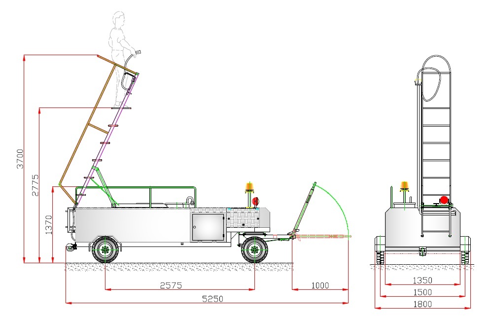 Water Trailer DENGE TW-1200 - Peralatan pendukung darat: gambar 3 Water Trailer DENGE TW-1200 - Peralatan pendukung darat: gambar 3