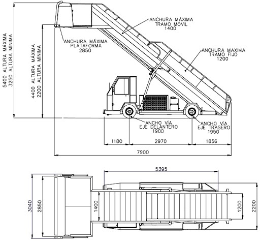 TEMG Pax Stairs TG2244 - Tangga pesawat: gambar 2 TEMG Pax Stairs TG2244 - Tangga pesawat: gambar 2