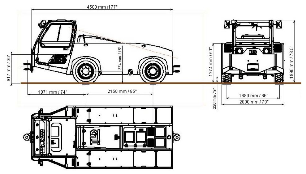 TLD Pushback TMX150-15 - Traktor mundur: gambar 2 TLD Pushback TMX150-15 - Traktor mundur: gambar 2